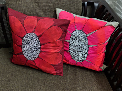 Gulnaar Hand-Painted Cushion Cover