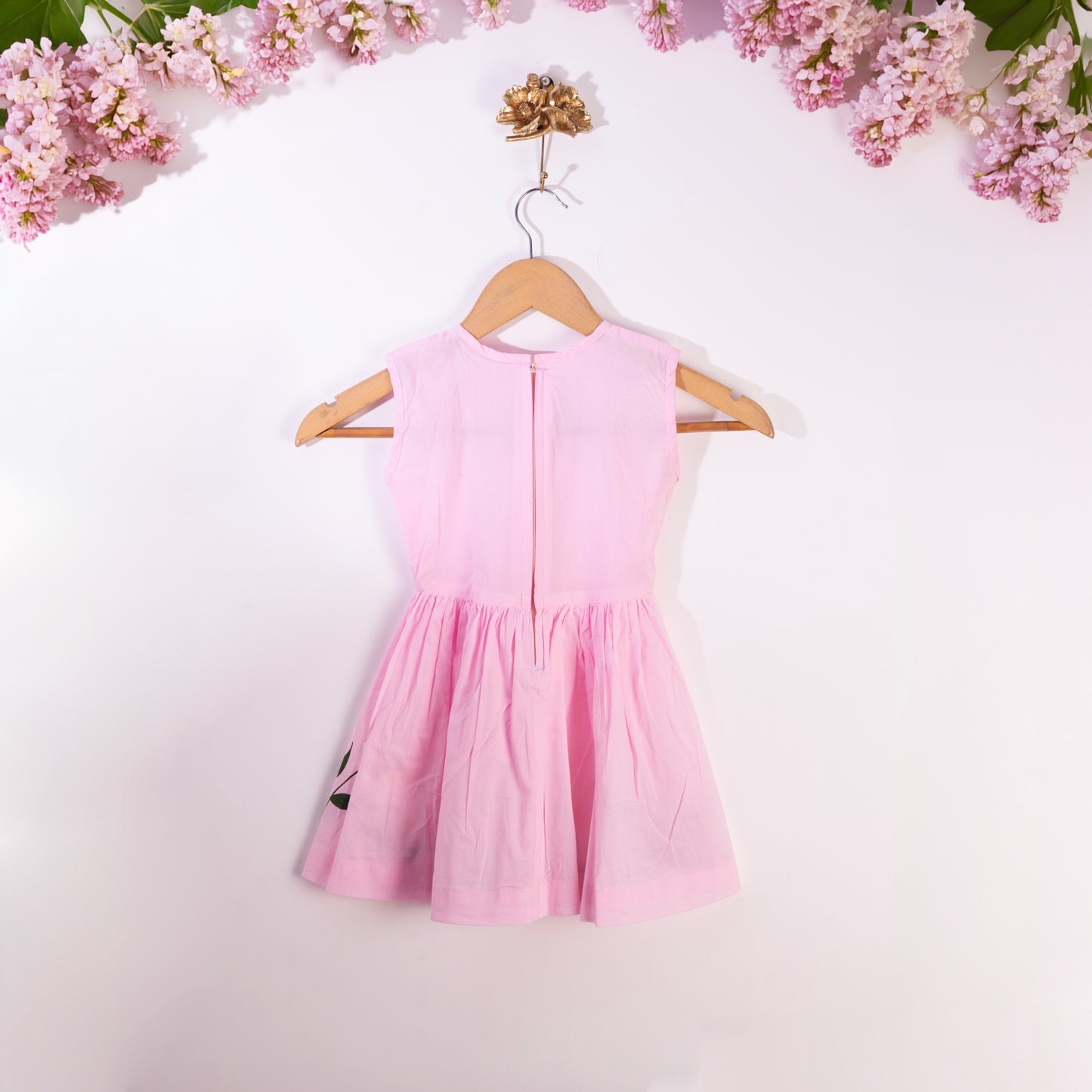 Rosy Bloom Handcrafted Frock