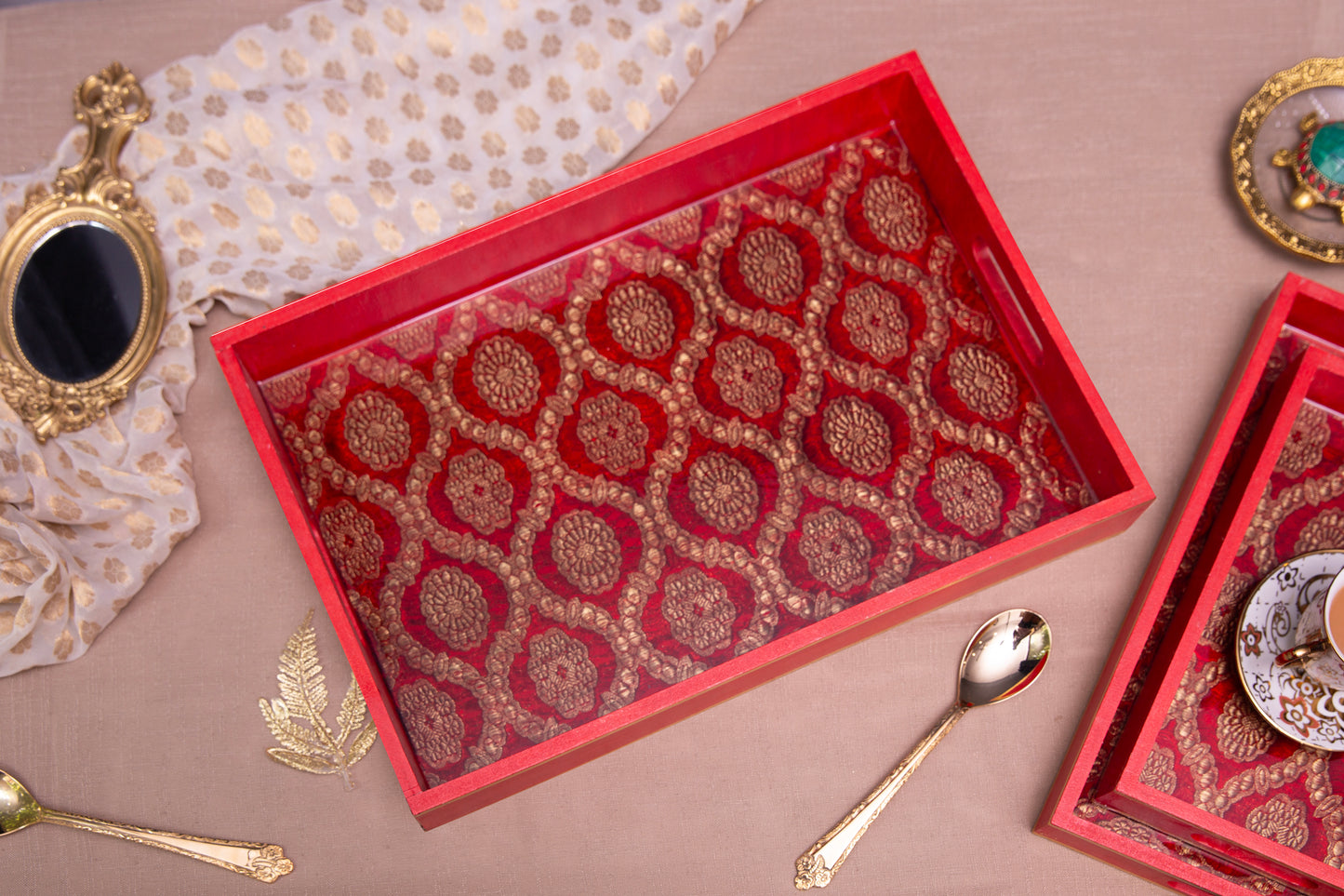 Rudrani Tray Set