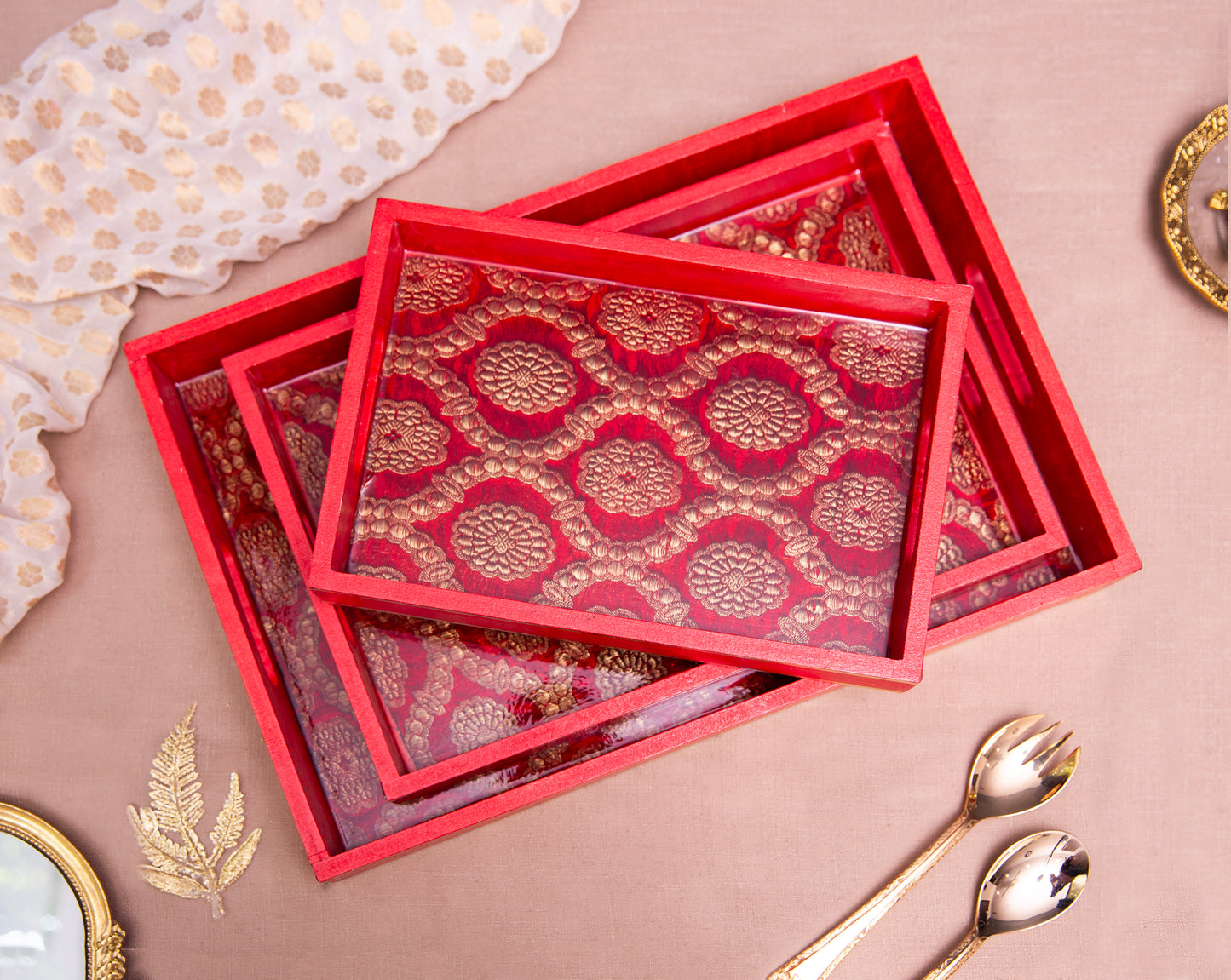 Rudrani Tray Set